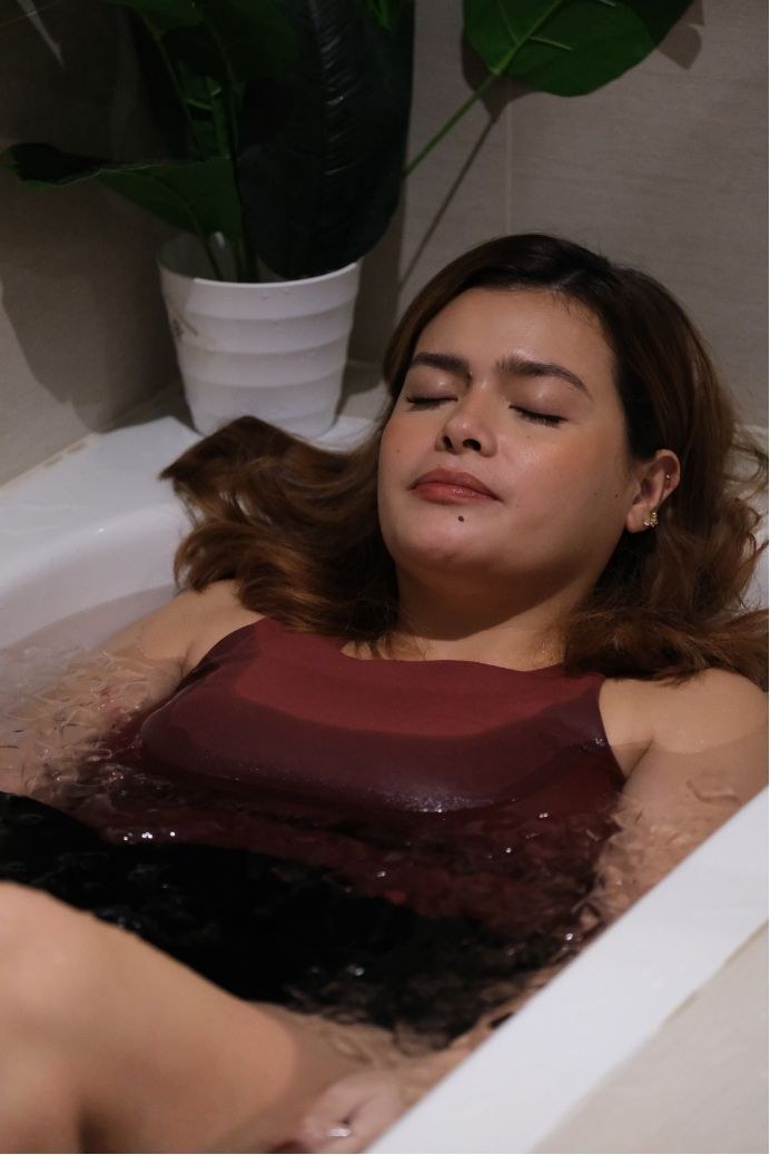 The ice bath