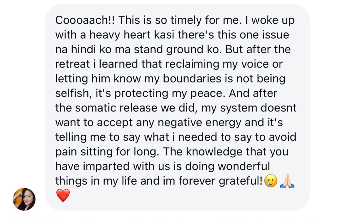 Reclaiming my voice is not being selfish, it's protecting my peace